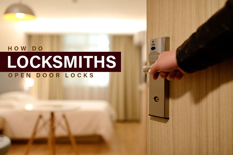 how do locksmiths open door locks